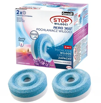 2x "Ceresit" absorbuojanti tabletė 450 g levandų, 2x