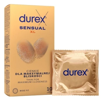 Durex Sensual XL 10 vnt. dėžutė