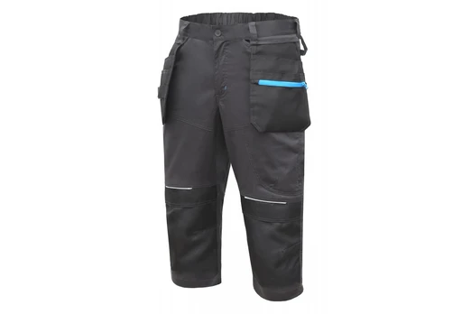 WURNITZ elastic protective 3/4 trousers dark pilka 3XL (58)