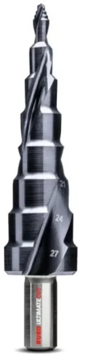 Pakopinis grąžtas RUKO HSS UltimateCut FlowStep Ø6-27mm