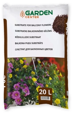 Substratas balkoninėms gėlėms Garden Center, 20 l