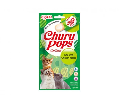 Churu Cat Pops Tuna Chicken begrūdis , 60 g x 4