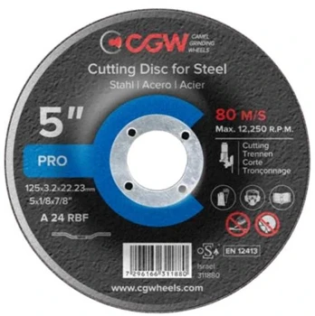 Pjovimo diskas CGW T-1 125*1,6 A36 TBF