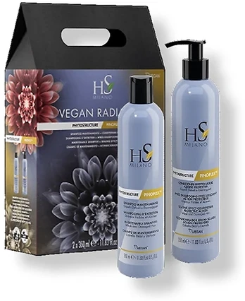 HS Milano Vegan Radiance Reconstruction SET (Šampūnas 350ml + Conditioner 350ml)