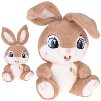 Plush rabbit 40 cm. Charming ruda CARAMEL with foldable ears ZA5922