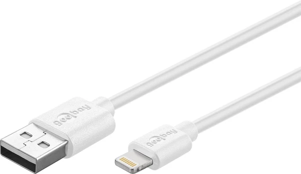 Goobay Lightning - USB laidas, 3,0 m, baltas