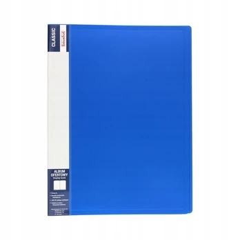 Segregator ofertowy Biurfol Classic A4, 10 koszulek, niebieski