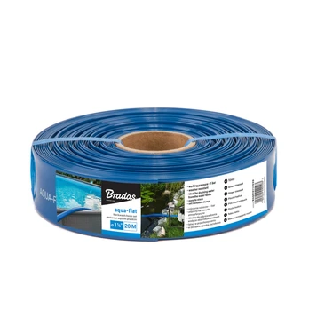 Plokščia vandens žarna Bradas Aqua-flat Backwash, Pe/eva, 10 m