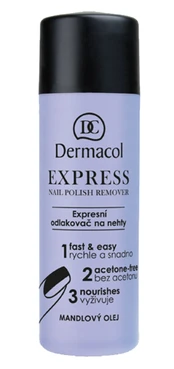 Nagų lako valiklis Dermacol Express, 120 ml