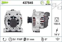 Kintamosios srovės generatorius VALEO 437545