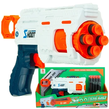 Žaislinis šautuvas su kulkomis Shooting, 22 cm Balta