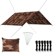 Lauko tentas, kamufliažinis, 3x2,85m kaina