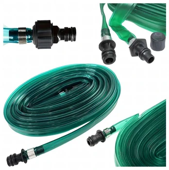 Garden hose sprinkler with quick connectors 3 m RC-K-1472 žalias