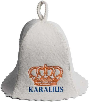 Pirties kepurė - KARALIUS, balta