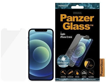 Ekrano apsauga PanzerGlass Apple, For iPhone 12 Mini, Glass, Transparent, Clear Screen Protector