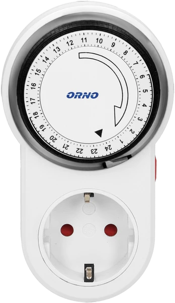 Orno Programator czasowy Mechaninis, wersja Schuko