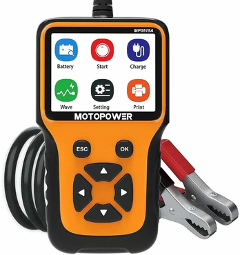 MOTOPOWER Automobilio akumuliatoriaus įkrovimo testeris