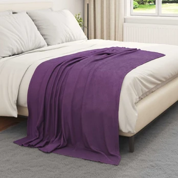 Mesti antklodės 24 pcs Violetinė 170 x 130 cm Flysas