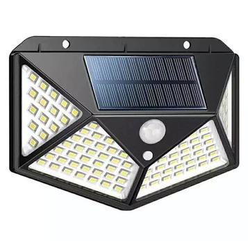 Šviestuvas 100 LED su saulės elementu