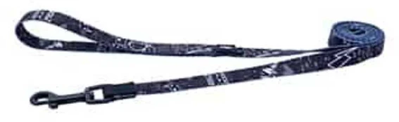 Rogz Fusion Classic juodas pavadys 1.8m S