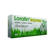 LORATIN EXPRESS 10 mg tabletės N10 kaina