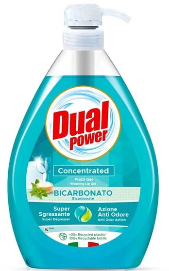 None Indų ploviklis DUAL POWER Bicarbonate&Sage, 1000ml
