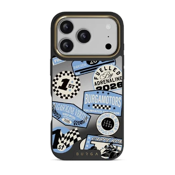 Finish Line - iPhone 17 Pro Case, Elite Mirror Dark (MagSafe) / Gold