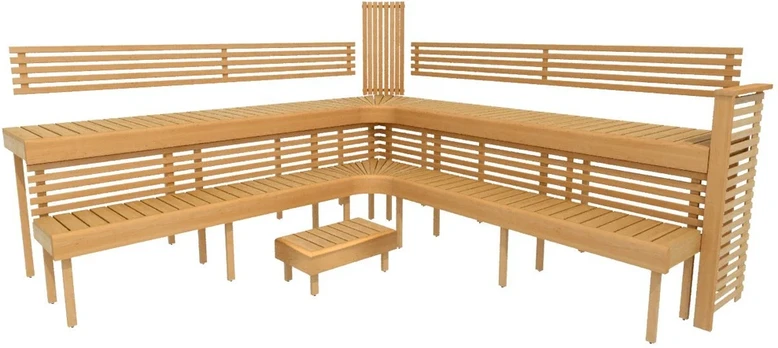 Modulinis pirties gultas PREMIUM, juodalksnio mediena