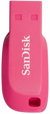 USB atmintinė SanDisk Cruzer Blade, rožinė, 32 GB kaina