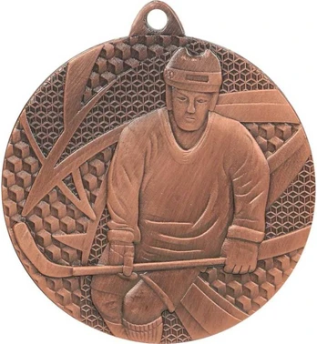 Tryumf Medal ruda- hokej - medal plieno