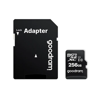 Goodram 256 GB microSDXC atminties kortelė (U1 100MB/s)
