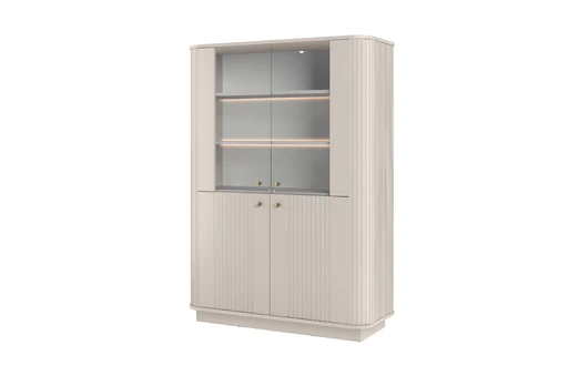 Vitrine Vesper - Cashmere / Gold Handles
