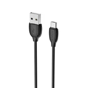 Borofone BOROPHONE USB KABELIS - BX19 2.4A MICRO USB 1M Juodas kaina