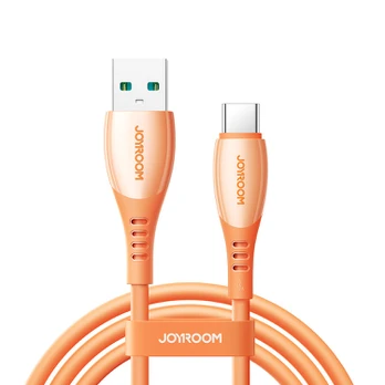 Joyroom S-A59 Vibrant Series 3A USB-A - USB-C Cable 1.2m - Oranžinis