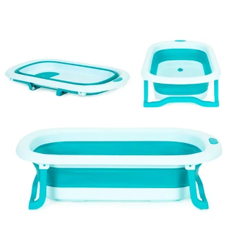 Vaikiška vonelė EcoToys Foldable, turkio, 79 cm