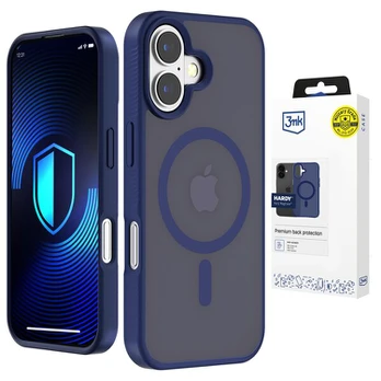 Dėklas Apple iPhone 17 - 3mk Hardy Hazy MagCase Blue