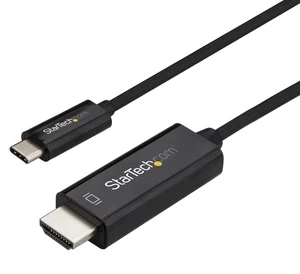 Kabelis StarTech CDP2HD2MBNL USB Type-C, HDMI 2.0, 2 m, juoda