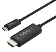 Kabelis StarTech CDP2HD2MBNL USB Type-C, HDMI 2.0, 2 m, juoda kaina