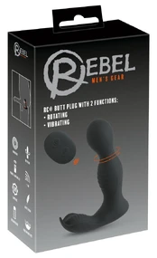 Rebel rc Butt Plug with 2 Functions Vibruojantis analinis dildo kaina