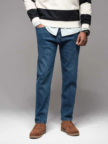 Blue men's pants -light mėlynas