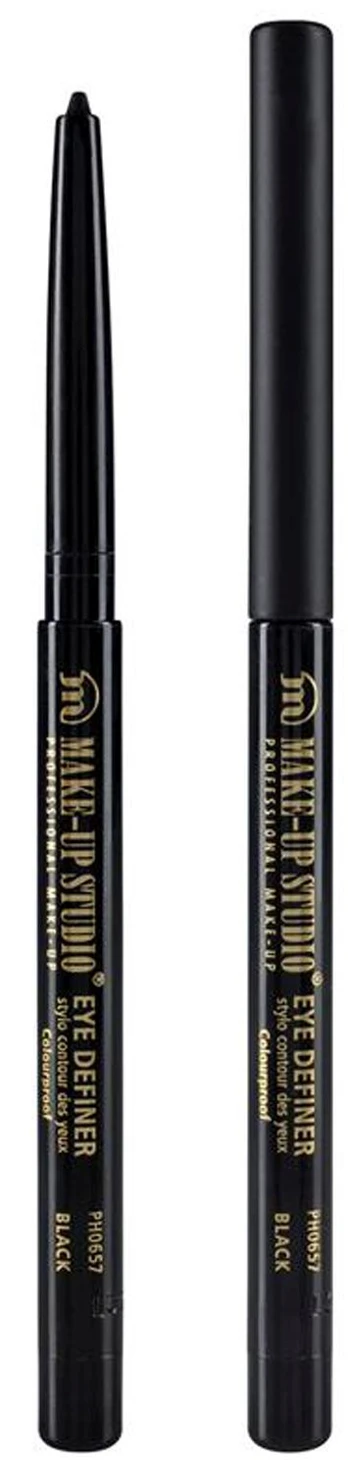 Akis išryškinantis pieštukas Make Up Studio Eye Definer Black PH0657BBL