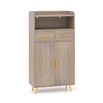 Bonideco Select Spintelė 60x30x113cm., pilkos/auksinės spalvos