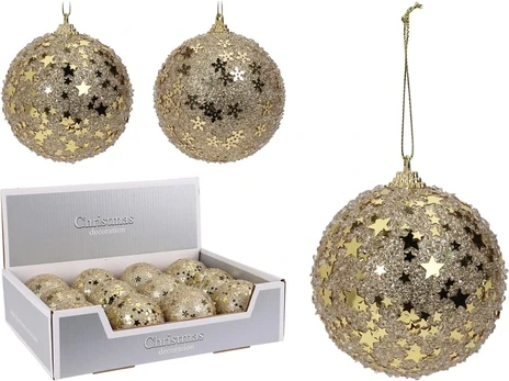 Christmas Tree toy Glitter. auksinis. polyethylene foam