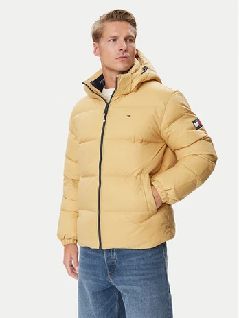 Tommy Jeans Pūkinė striukė Essential DM0DM19786 Smėlio Regular Fit