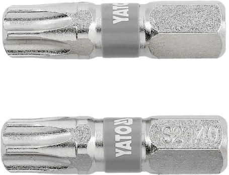 Yato BITS 1/4''X25 MM T40 2 PCS NI