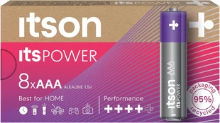 itson itsPOWER battery Alkaline LR03IPO/8CB kaina