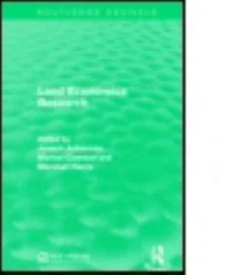Land Economics Research - Minkštas viršelis