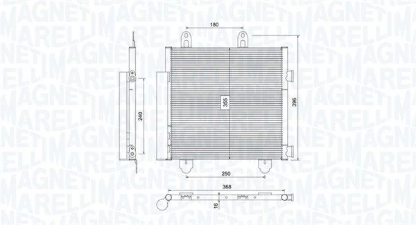 Kondensatorius, oro kondicionierius MAGNETI MARELLI 350203794000