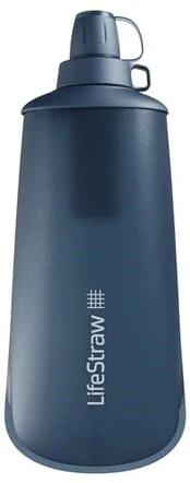 Peak squeeze filter bottle 1l-mountain blue