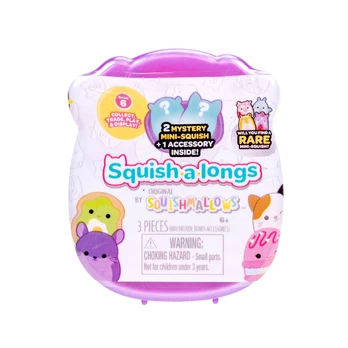 SQUISHMALLOWS SQUISH-A-LONGS Herojai-siurprizai, 2 vnt., 2,5 cm